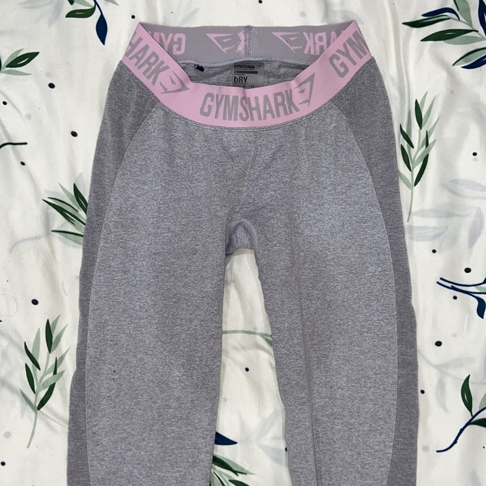 Gymshark Flex Leggings Light Grey/Light Pink